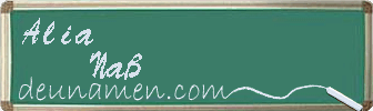 Alia Naß Visitenkarte